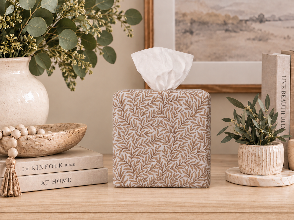 Natural Linen Leaf AchooCover