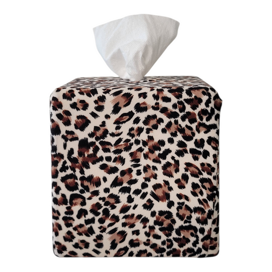 8 White Black and Brown Leopard AchooCover