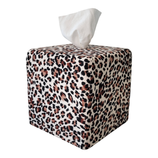 8 White Black and Brown Leopard AchooCover