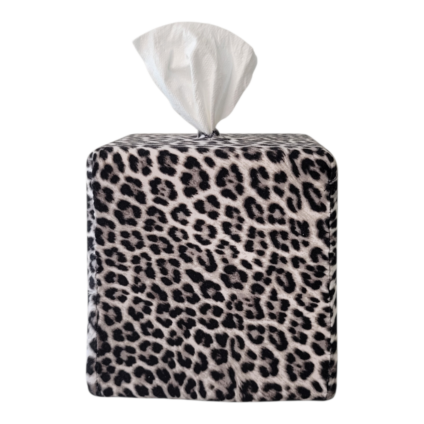 5 Gray Black and White Leopard AchooCover