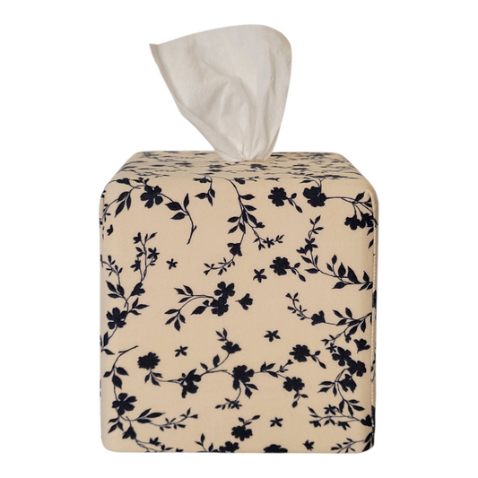 10 Tan with Blue Flowers AchooCover