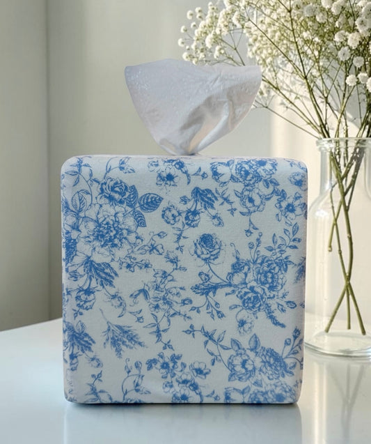 French Blue Heirloom Toile AchooBox
