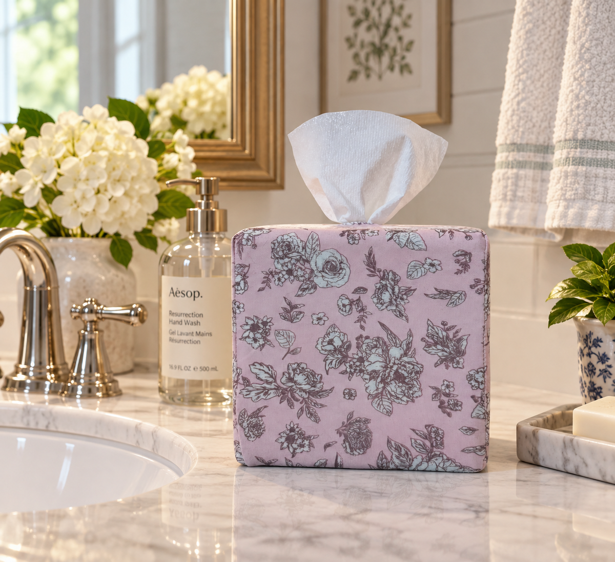 Rosewater Garden Toile AchooCover