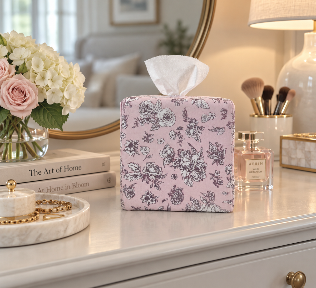Rosewater Garden Toile AchooCover