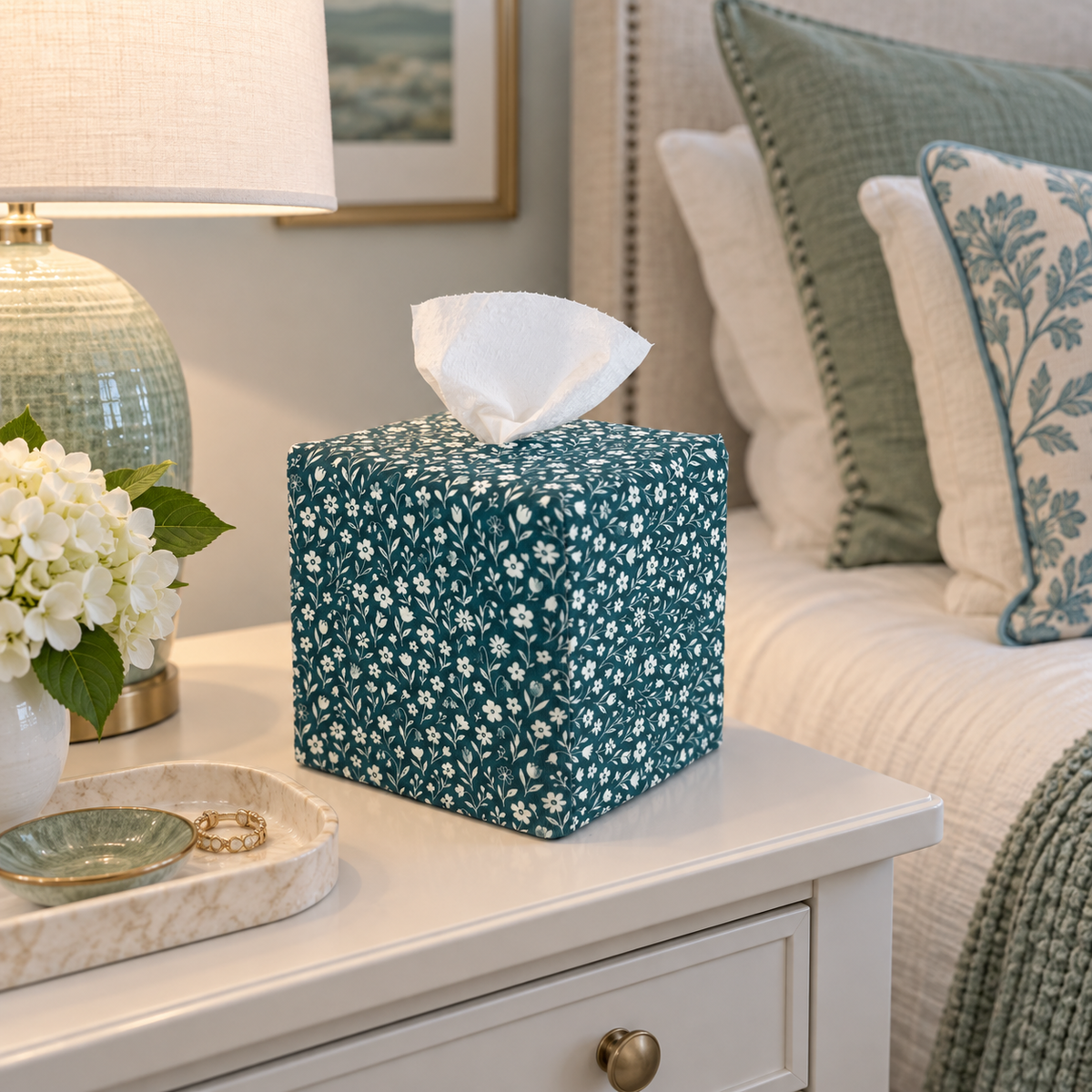 Atlantic Teal Bloom AchooCover